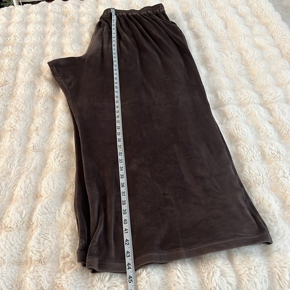 SKIMS Velour Sleep Pajama Set In Amethyst Button-Up size 4XLARGE - Picture 14 of 15